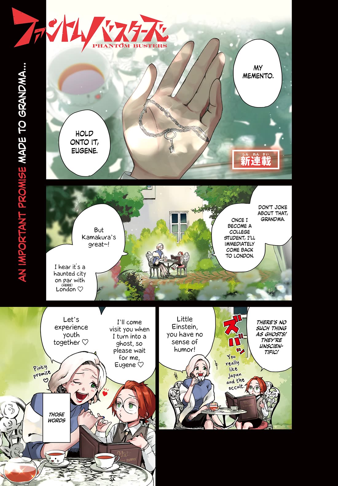 Phantom Busters Chapter 1 page 1 - Chapter 1: Let's Start A Club!