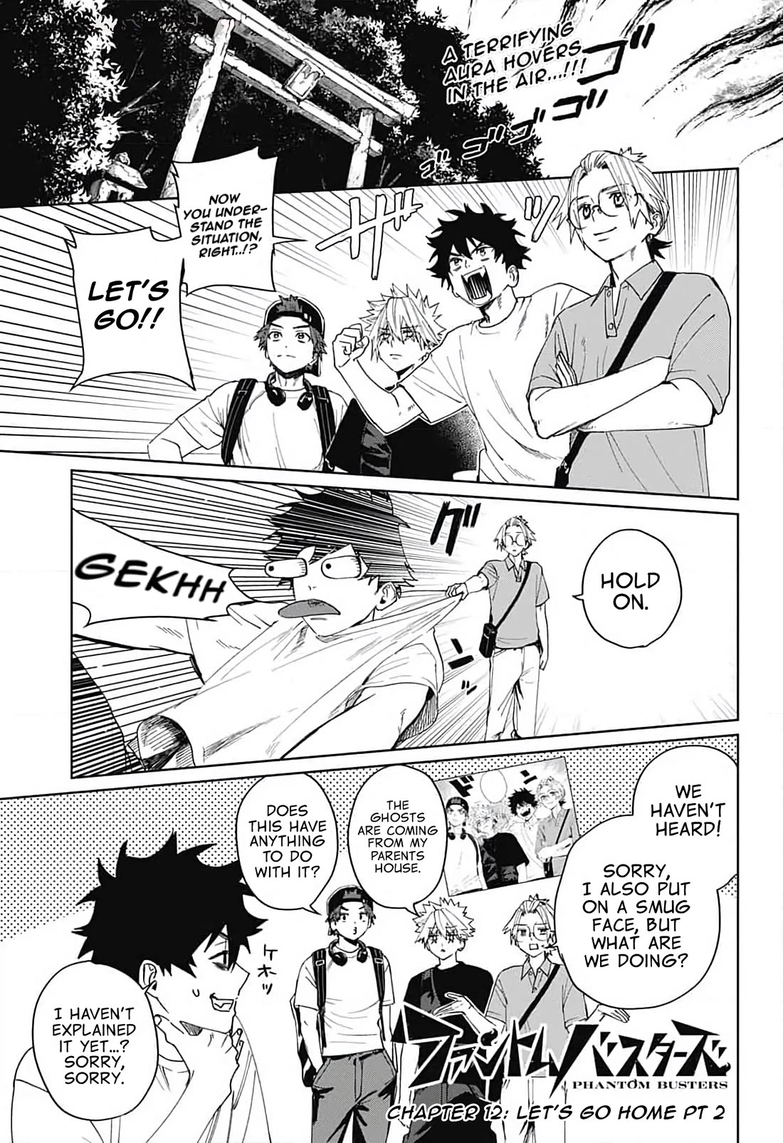 Phantom Busters Chapter 12 page 1 - Chapter 12: Let's go home! Pt2