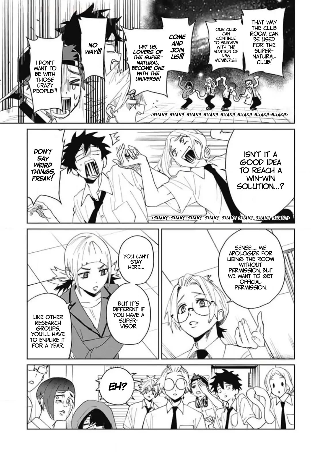 Phantom Busters Chapter 13 page 10 - Chapter 13: Let's recruit a club advisor