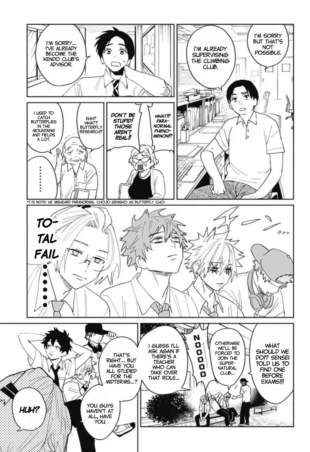 Phantom Busters Chapter 13 page 12 - Chapter 13: Let's recruit a club advisor