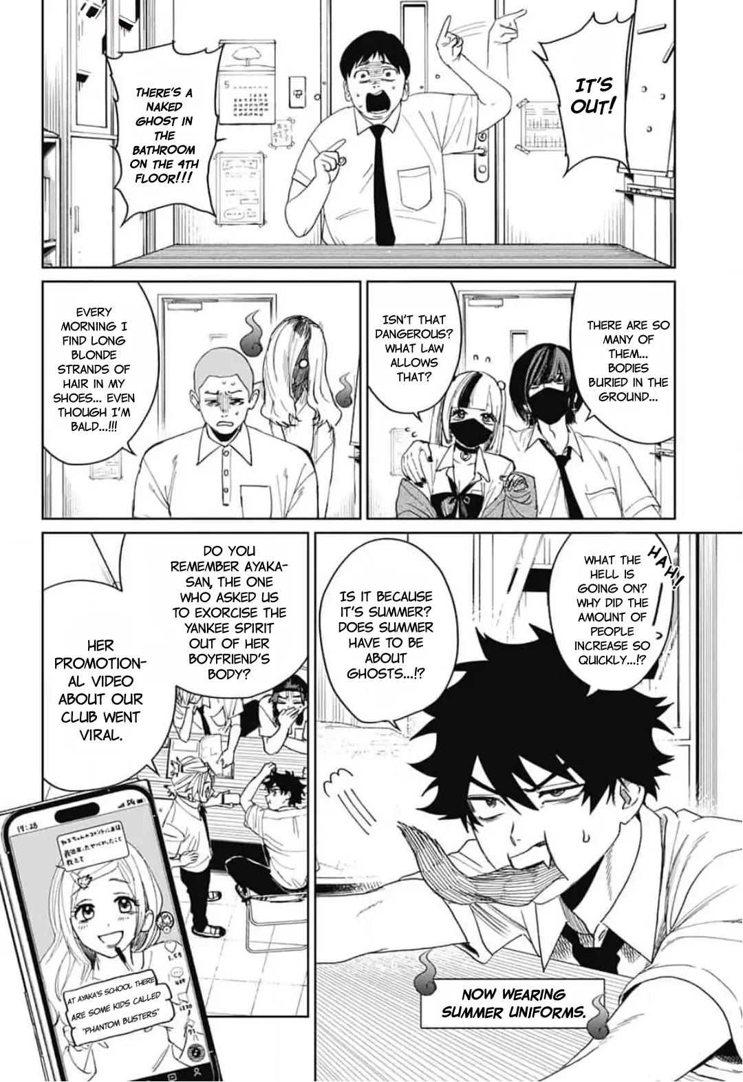 Phantom Busters Chapter 13 page 3 - Chapter 13: Let's recruit a club advisor