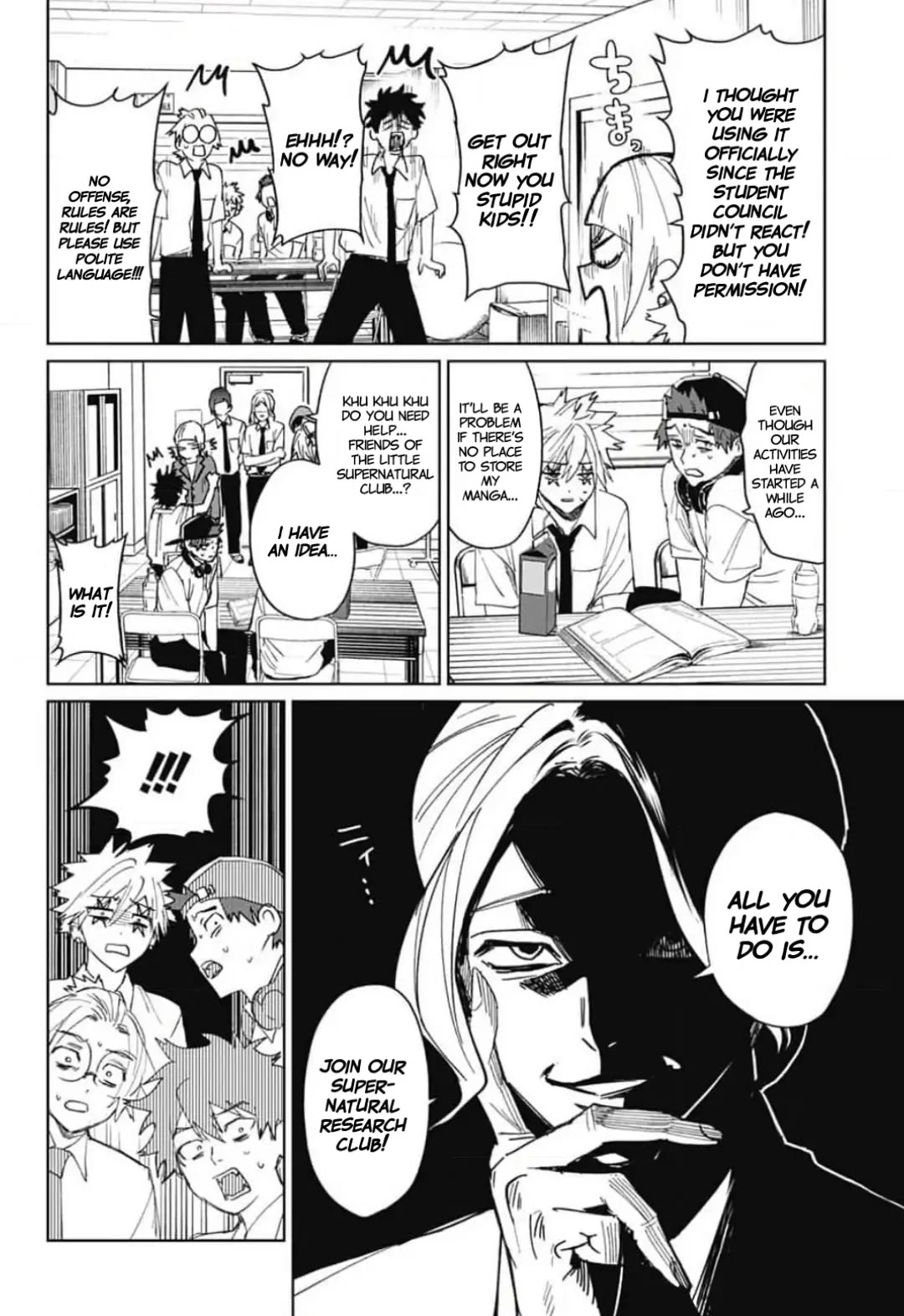 Phantom Busters Chapter 13 page 9 - Chapter 13: Let's recruit a club advisor