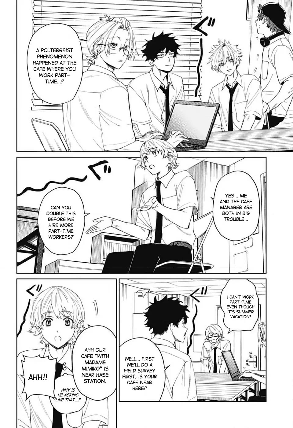 Phantom Busters Chapter 14 page 8 - Chapter 14: Let's work part-time!