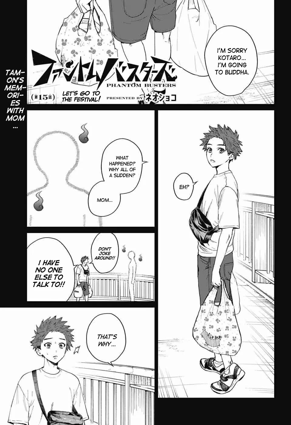 Phantom Busters Chapter 15 page 1 - Chapter 15: Let's go to the festival!