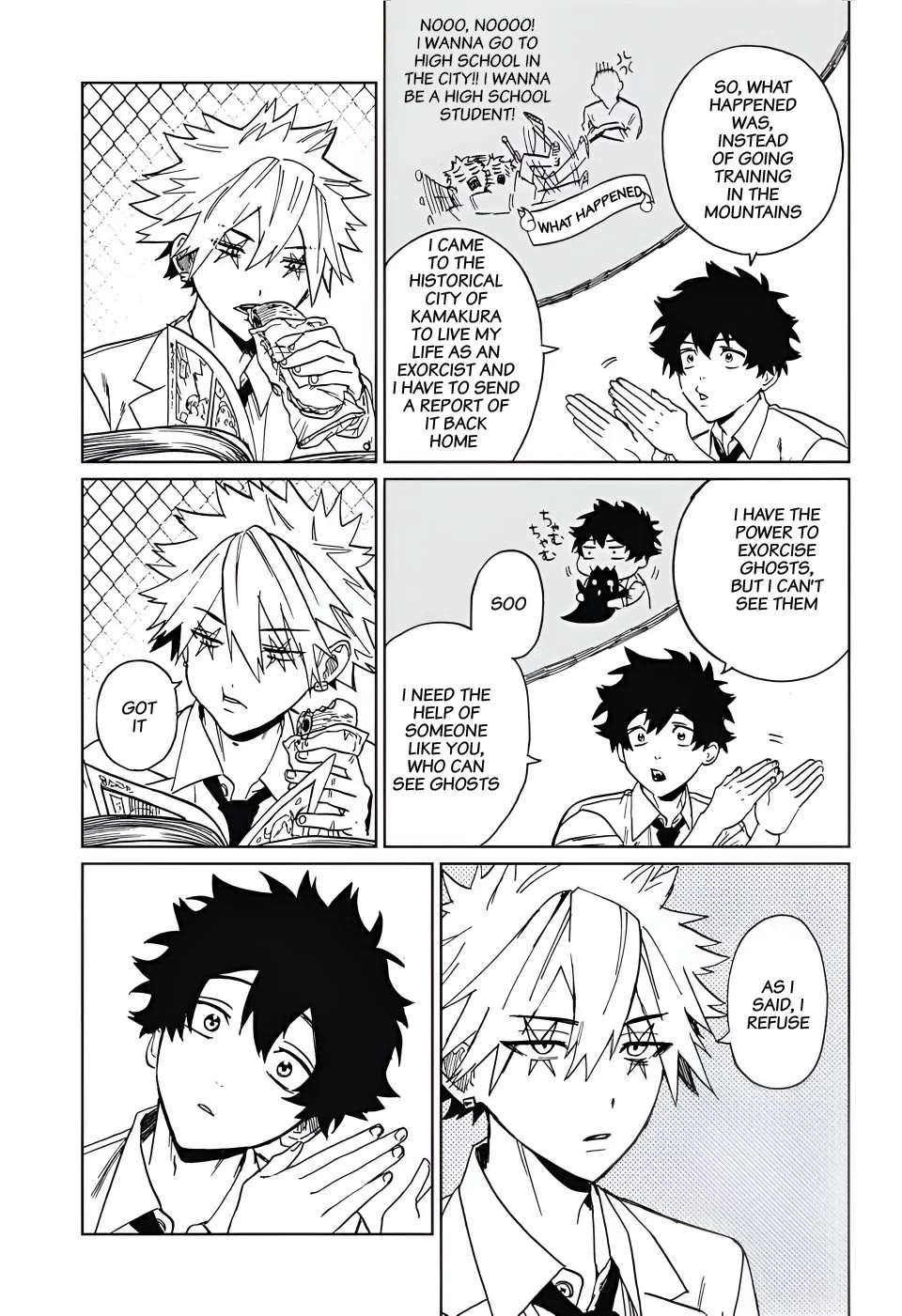 Phantom Busters Chapter 2 page 8 - Chapter 2: Let's Go See A Movie!