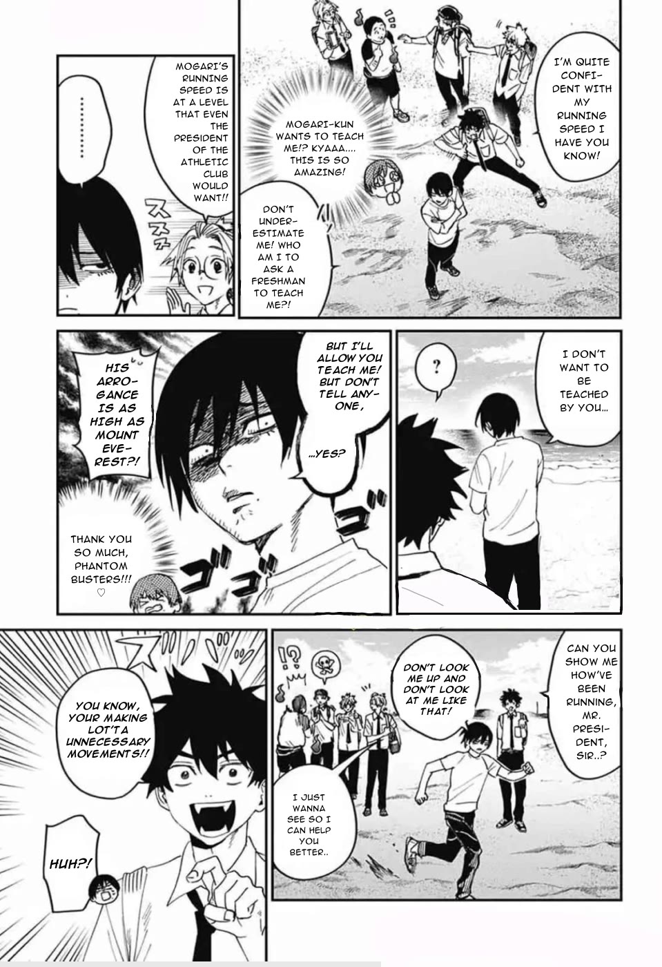 Phantom Busters Chapter 23 page 17 - Chapter 23: Let's Join The Relay Race Between Clubs!