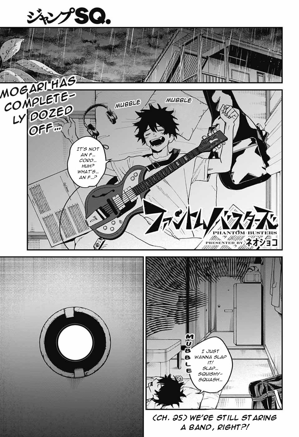 Phantom Busters Chapter 25 page 1 - Chapter 25: We’re Still Starting A Band, Right?!