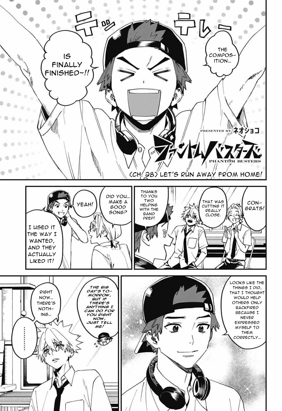 Phantom Busters Chapter 28 page 1 - Chapter 28: Let's Run Away From Home!