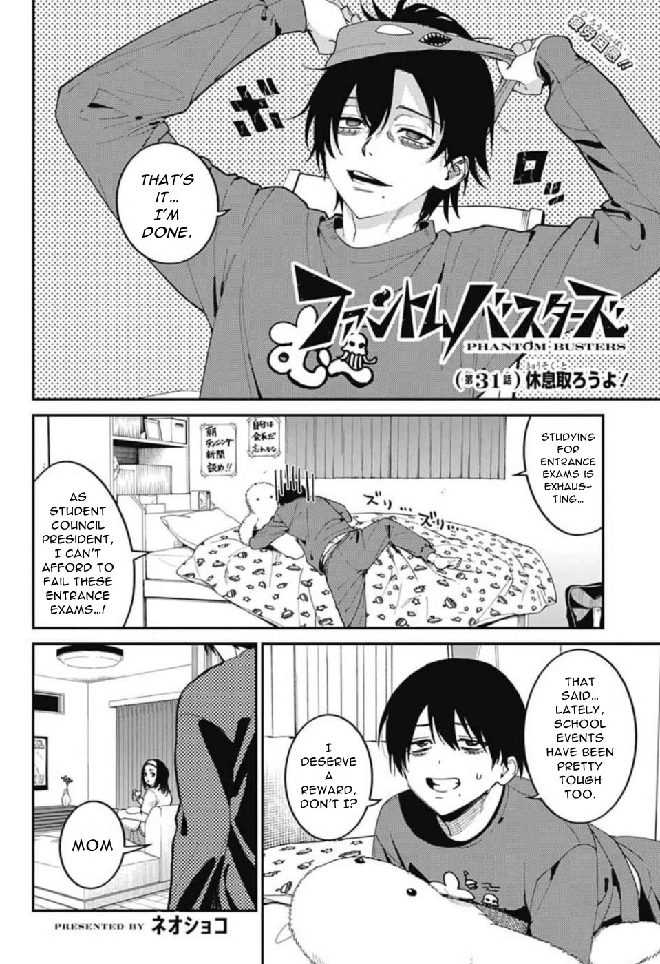 Phantom Busters Chapter 31 page 2 - Chapter 31: Let’s Go On A Day Off!