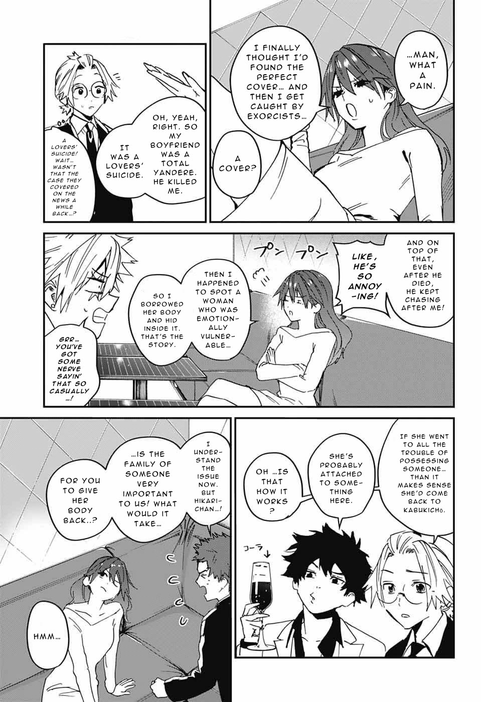 Phantom Busters Chapter 32 page 19 - Chapter 32: Let’s Start A Host Club!