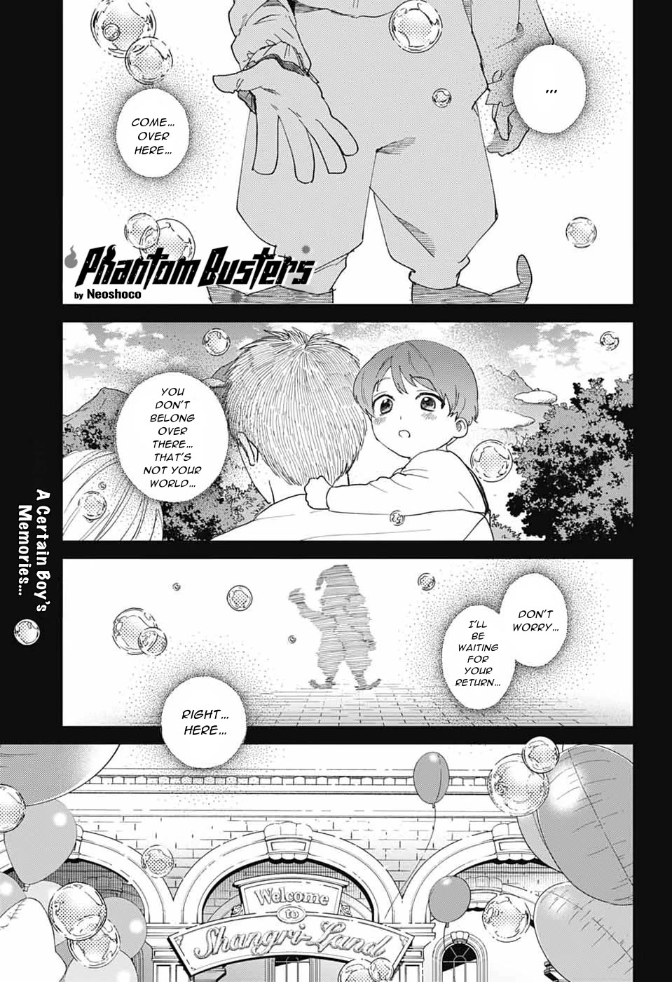 Phantom Busters Chapter 33 page 1 - Chapter 33: Let’s Go To Shangri-Land!