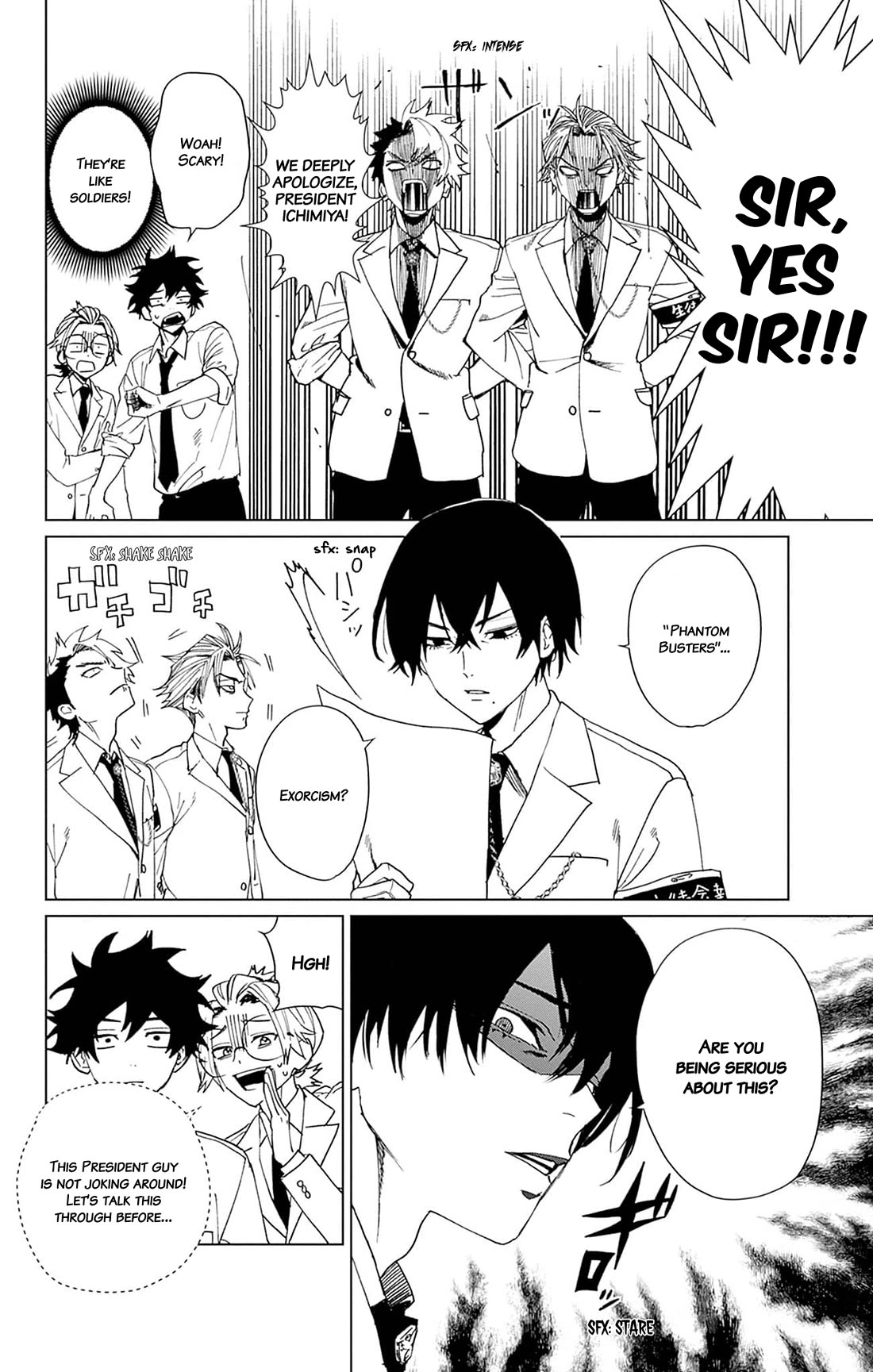 Phantom Busters Chapter 5 page 10 - Chapter 5: Let's Investigate the School at Night!