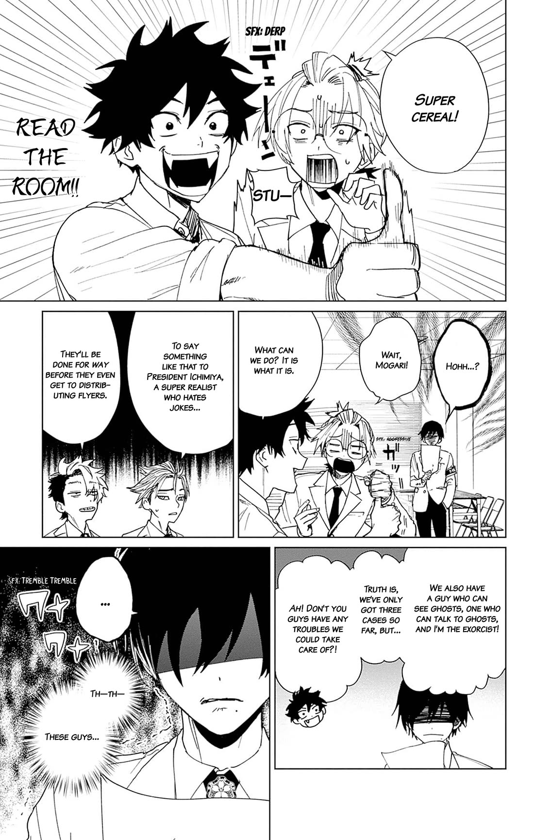 Phantom Busters Chapter 5 page 11 - Chapter 5: Let's Investigate the School at Night!