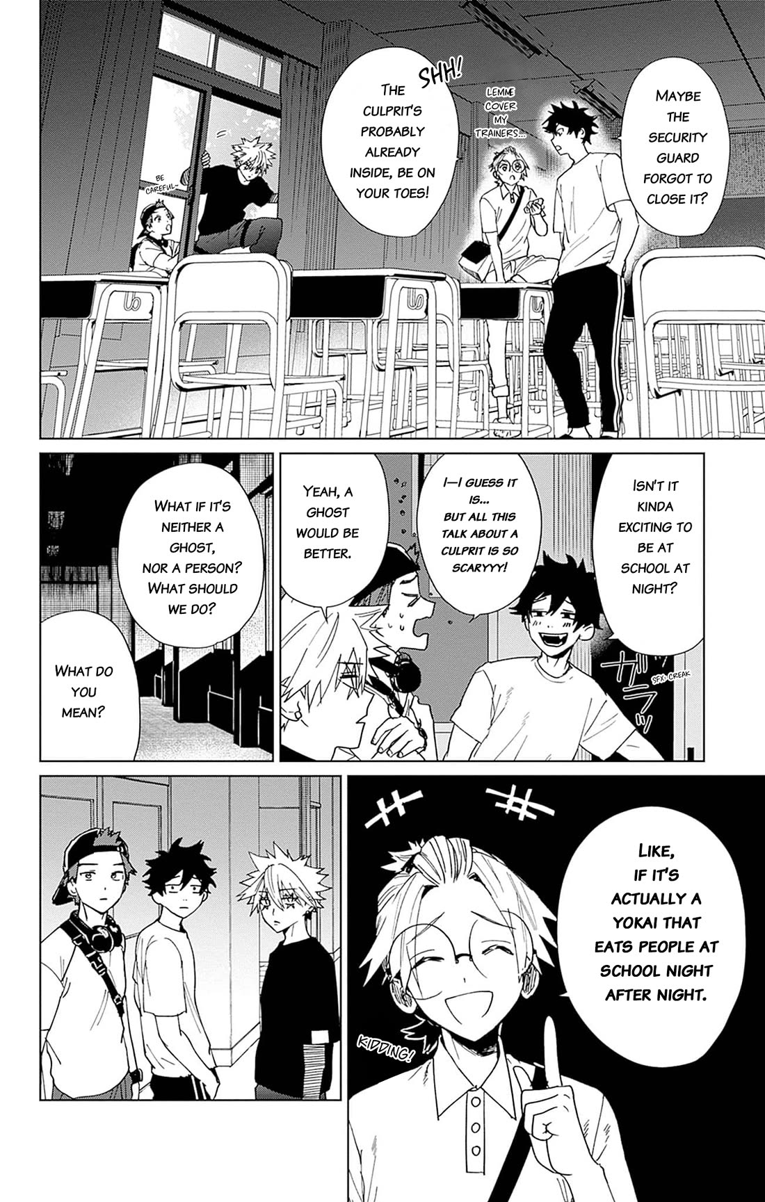 Phantom Busters Chapter 5 page 18 - Chapter 5: Let's Investigate the School at Night!
