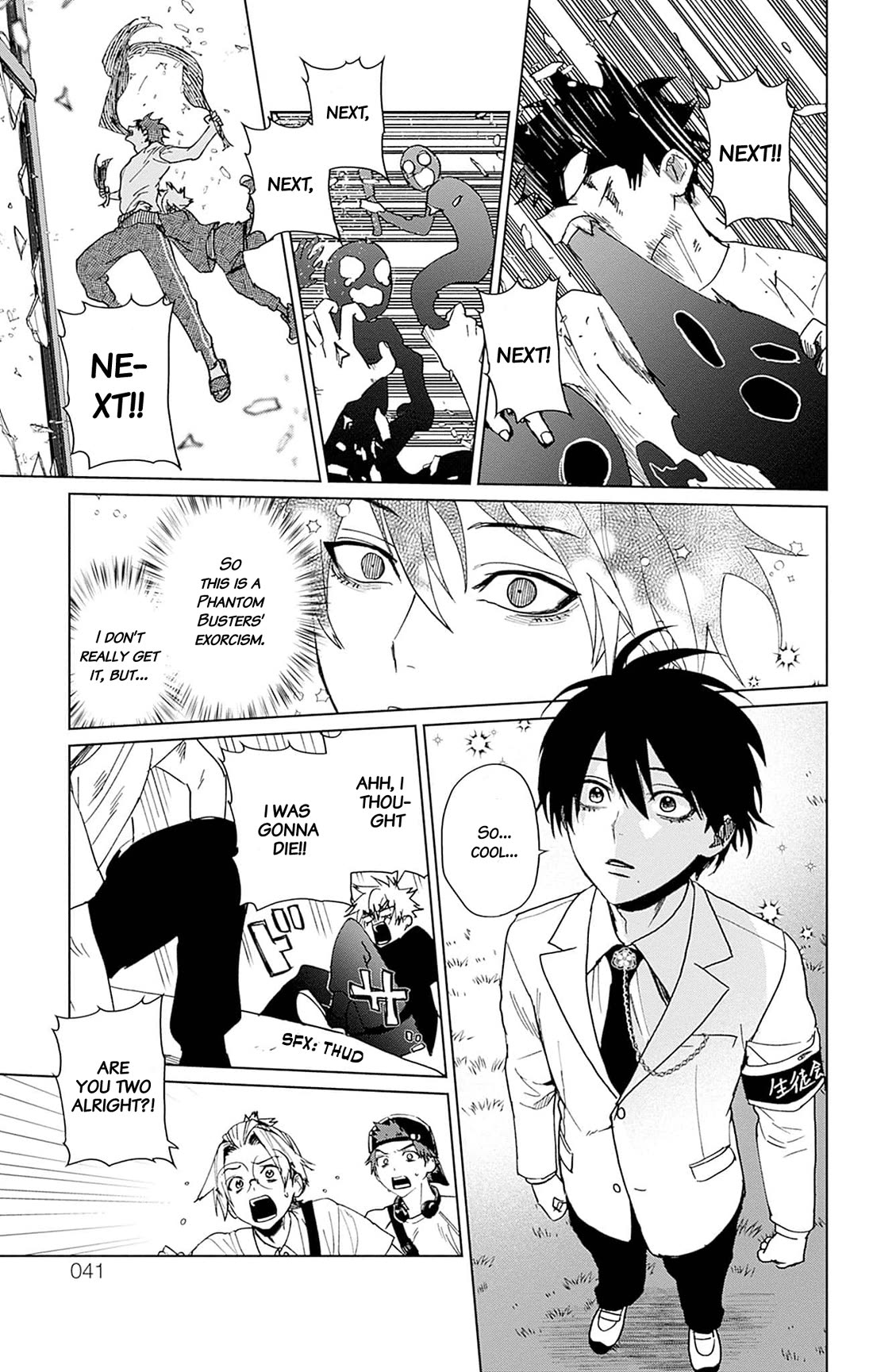 Phantom Busters Chapter 5 page 33 - Chapter 5: Let's Investigate the School at Night!