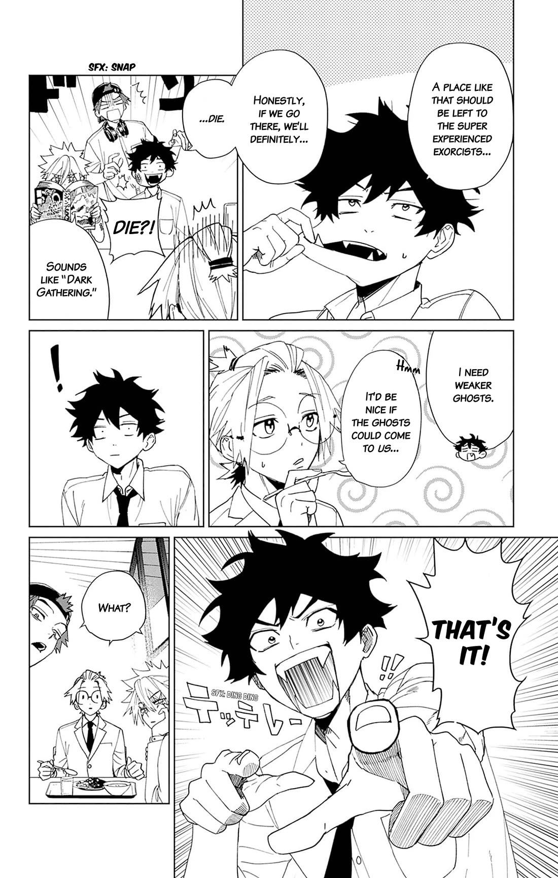 Phantom Busters Chapter 5 page 4 - Chapter 5: Let's Investigate the School at Night!