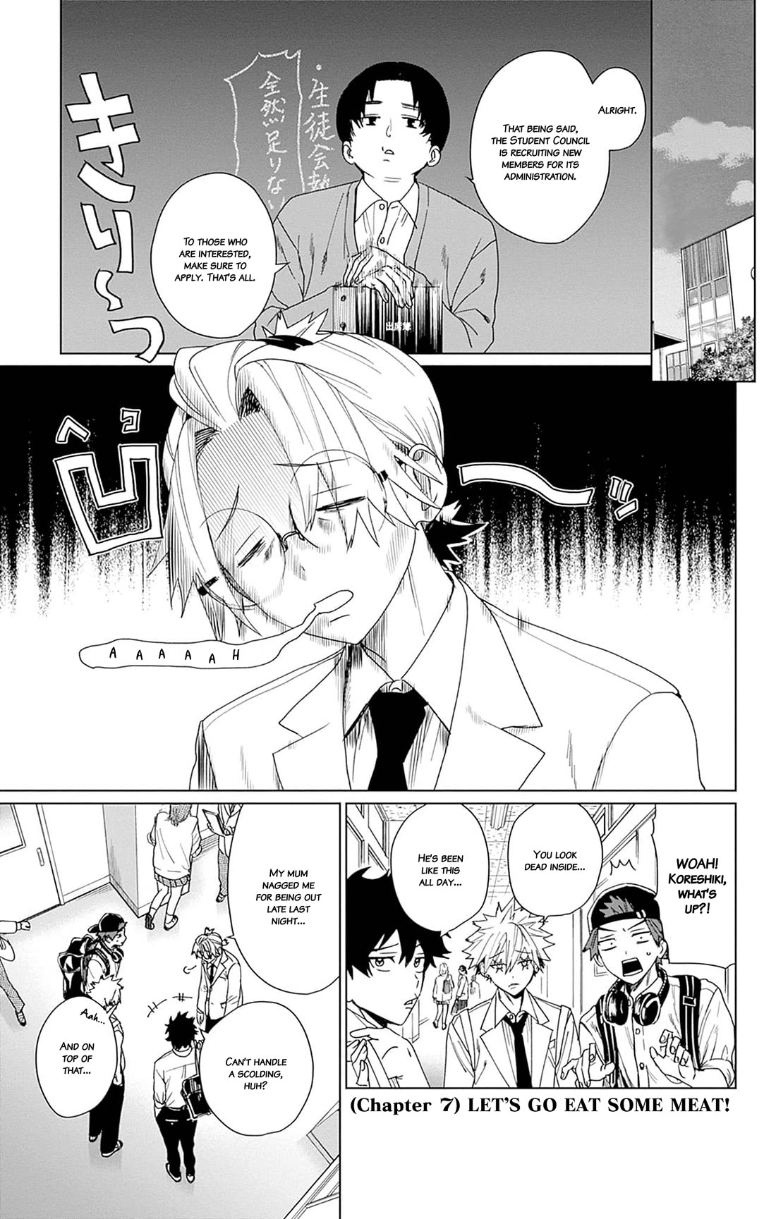 Phantom Busters Chapter 7 page 1 - Chapter 7: Let's Go Eat Some Meat!