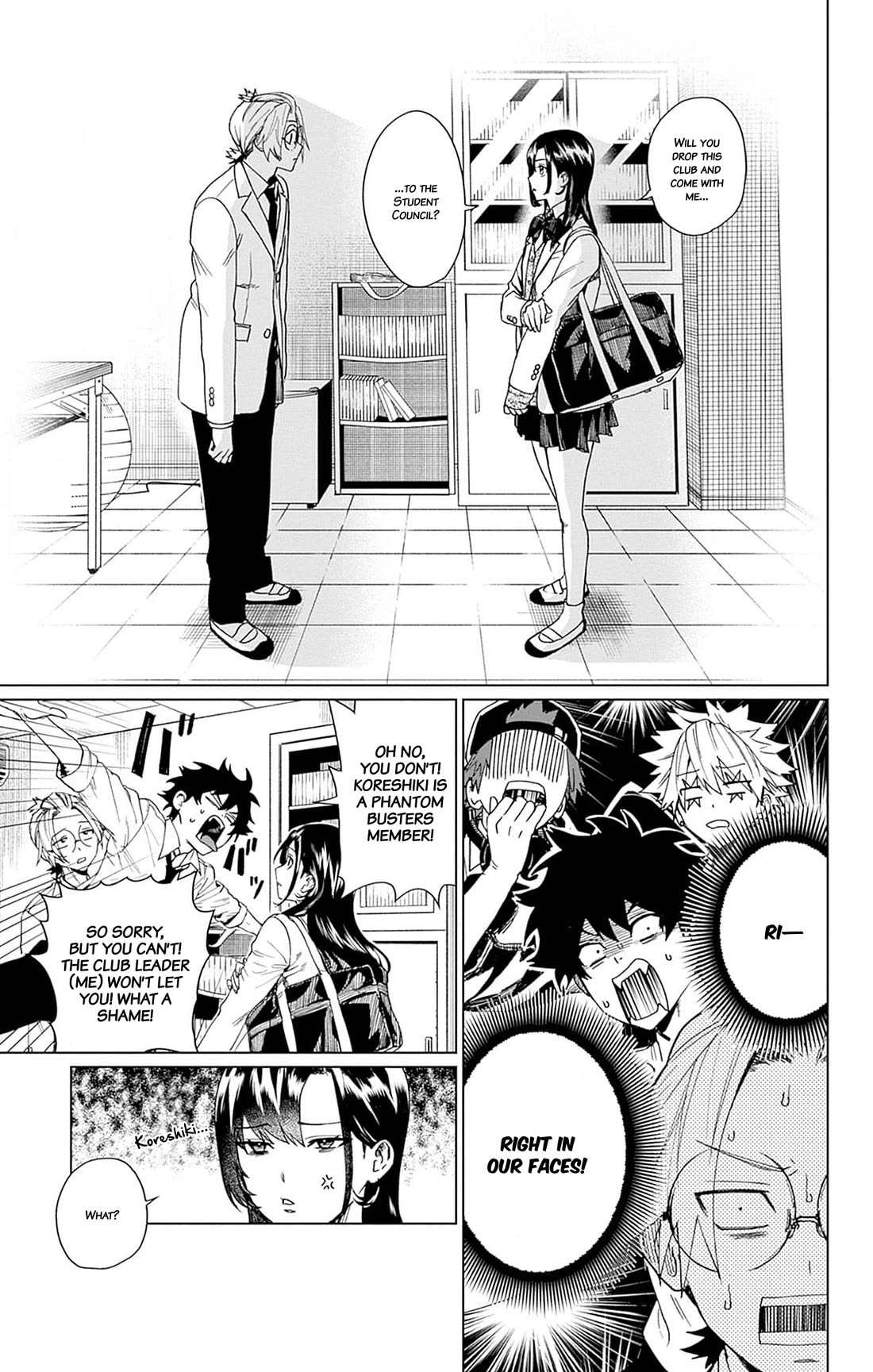 Phantom Busters Chapter 7 page 7 - Chapter 7: Let's Go Eat Some Meat!