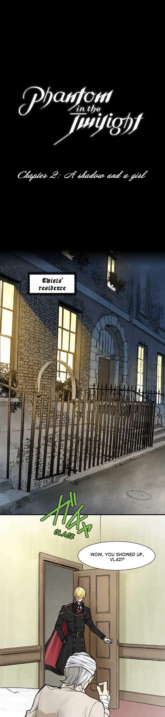 Phantom in the Twilight Chapter 2 page 2 - Chapter 2: A shadow and a girl
