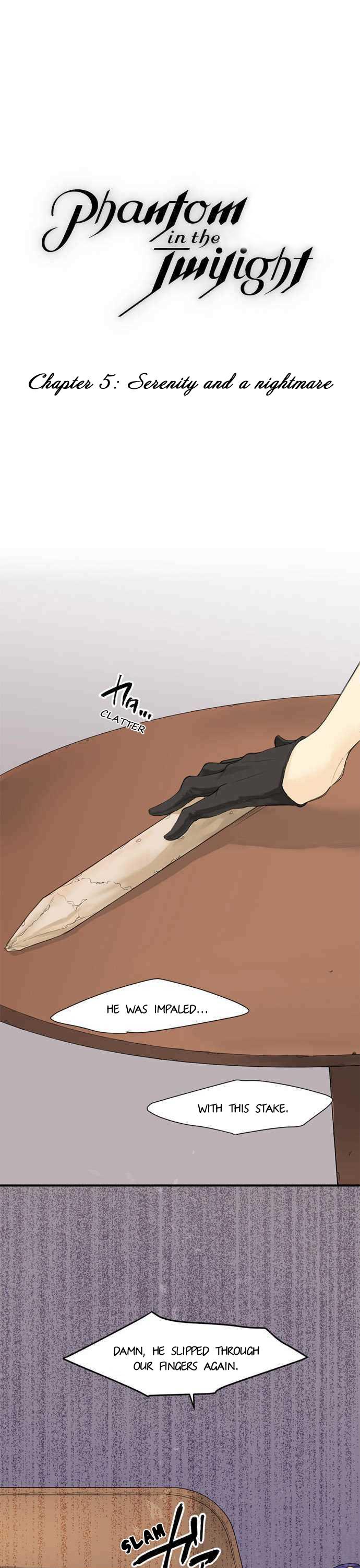Phantom in the Twilight Chapter 5 page 2 - Chapter 5: Serenity and a nightmare