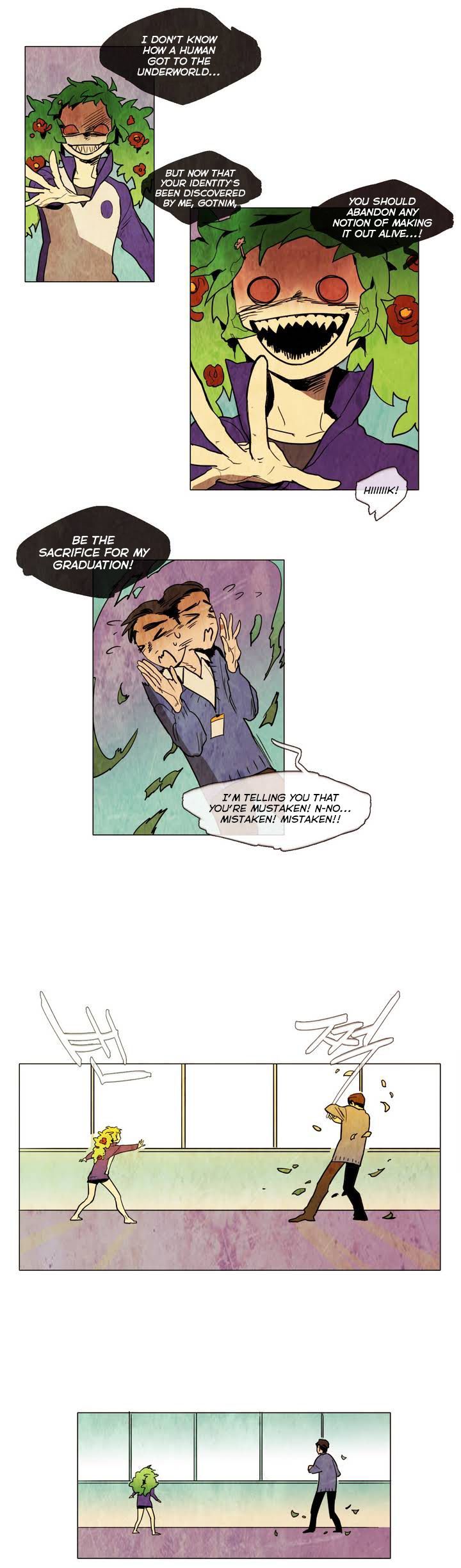 Phantom School Chapter 4 page 6 - Chapter 4 : Tuesday (3)