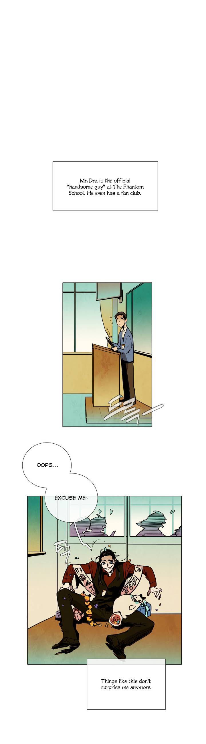 Phantom School Chapter 8 page 5 - Chapter 8 : The Shiny Thief (1)