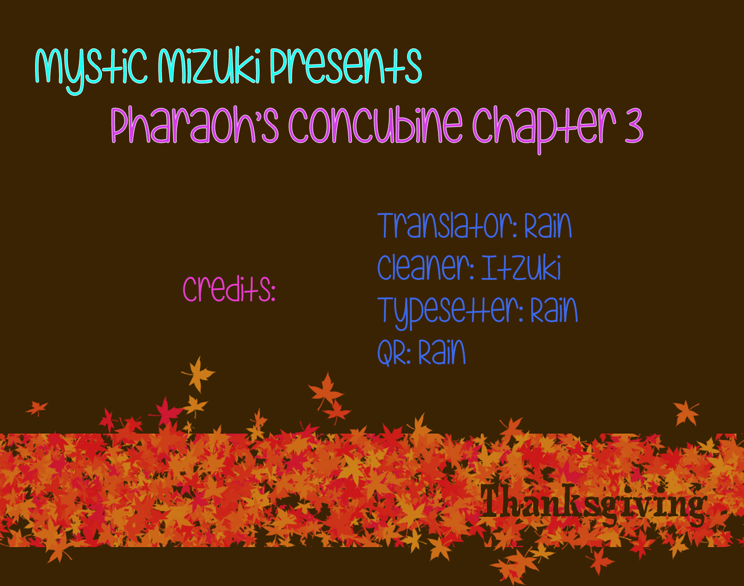 Pharaoh's Concubine Chapter 3 page 1 - Chapter 3