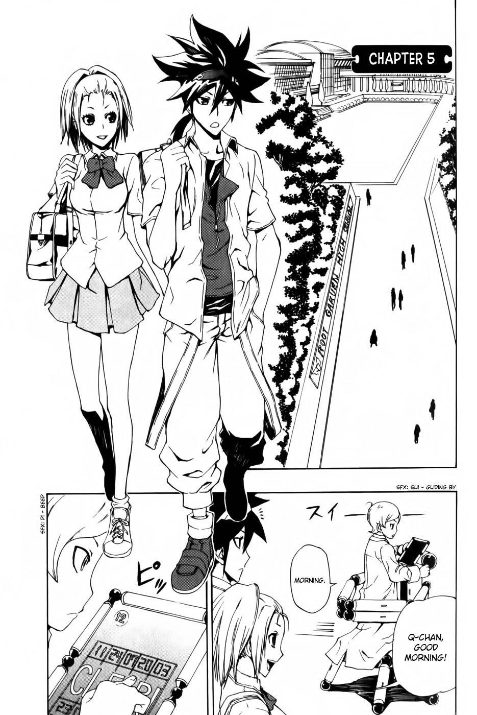 Phi Brain - Kami no Puzzle Chapter 5 page 1 - Chapter 5