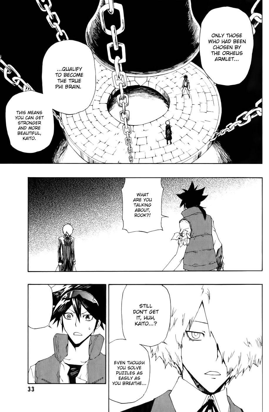 Phi Brain - Kami no Puzzle Chapter 6 page 34 - Chapter 6