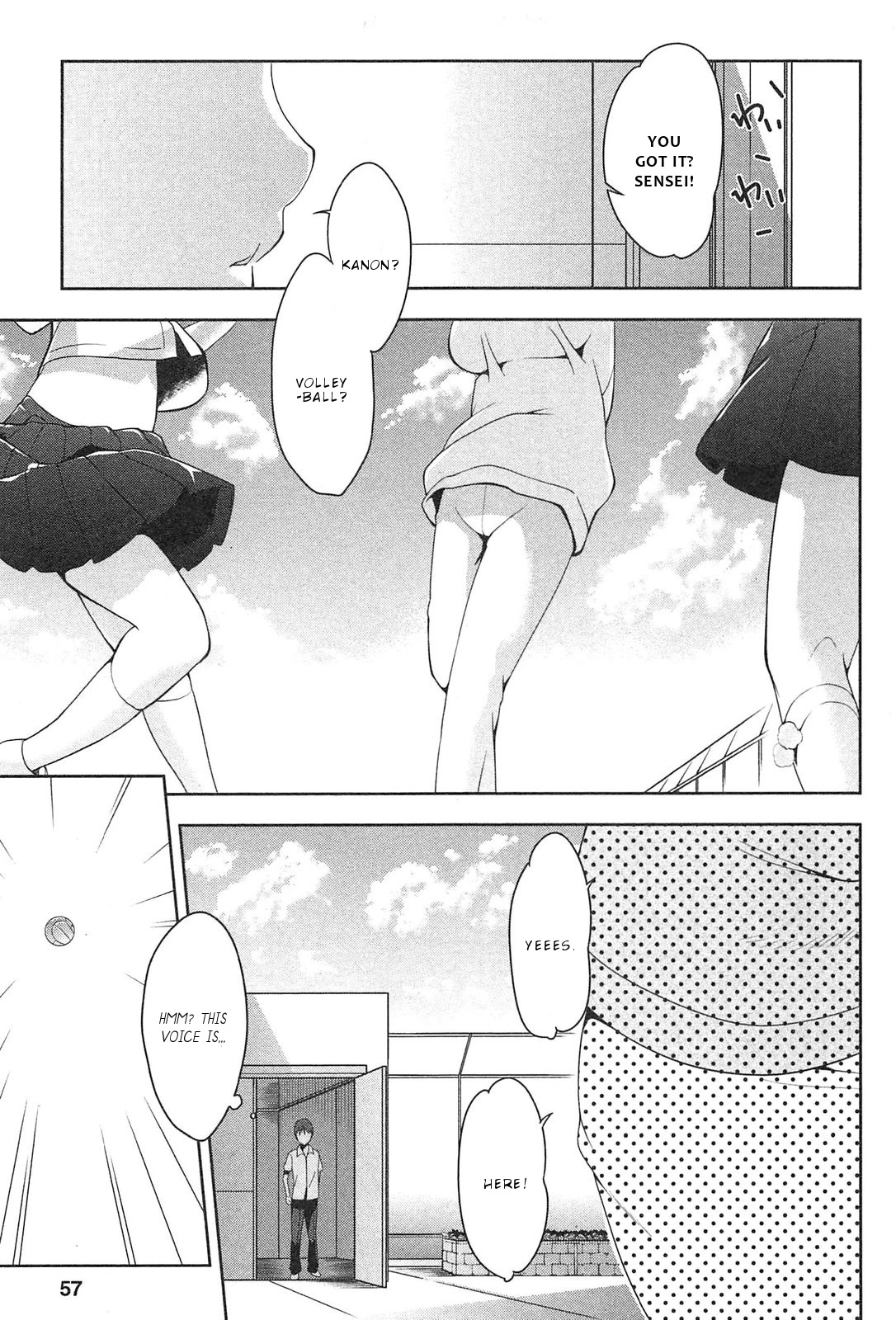 Photo Kano - Memorial Pictures Chapter 3 page 4 - Chapter 3: Volleyball on the rooftop!
