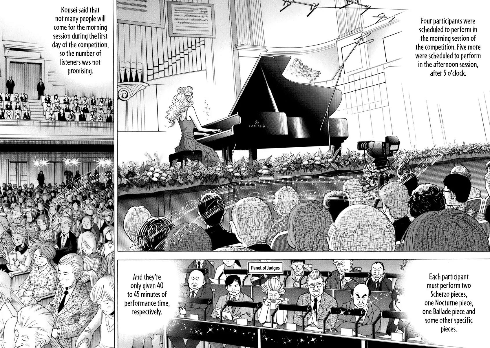 Piano no Mori Chapter 112 page 12 - Chapter 112 : Must-Knows of the Chopin Competition