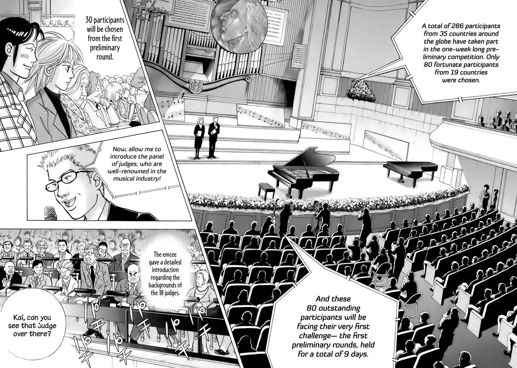 Piano no Mori Chapter 112 page 3 - Chapter 112 : Must-Knows of the Chopin Competition