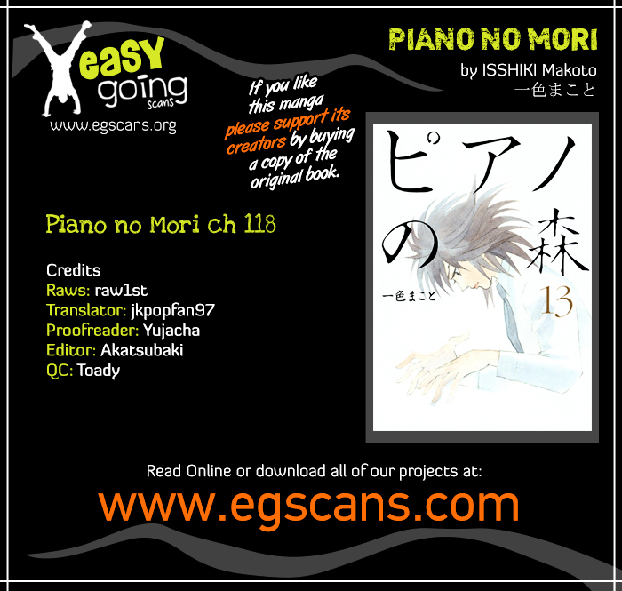 Piano no Mori Chapter 118 page 1 - Chapter 118 : Dryad