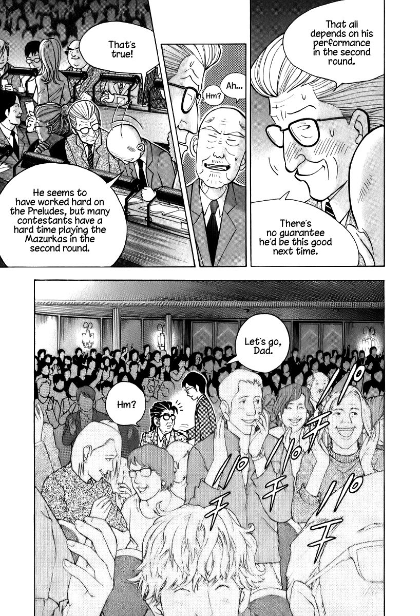 Piano no Mori Chapter 143 page 16 - Chapter 143 : Democratic Cheers