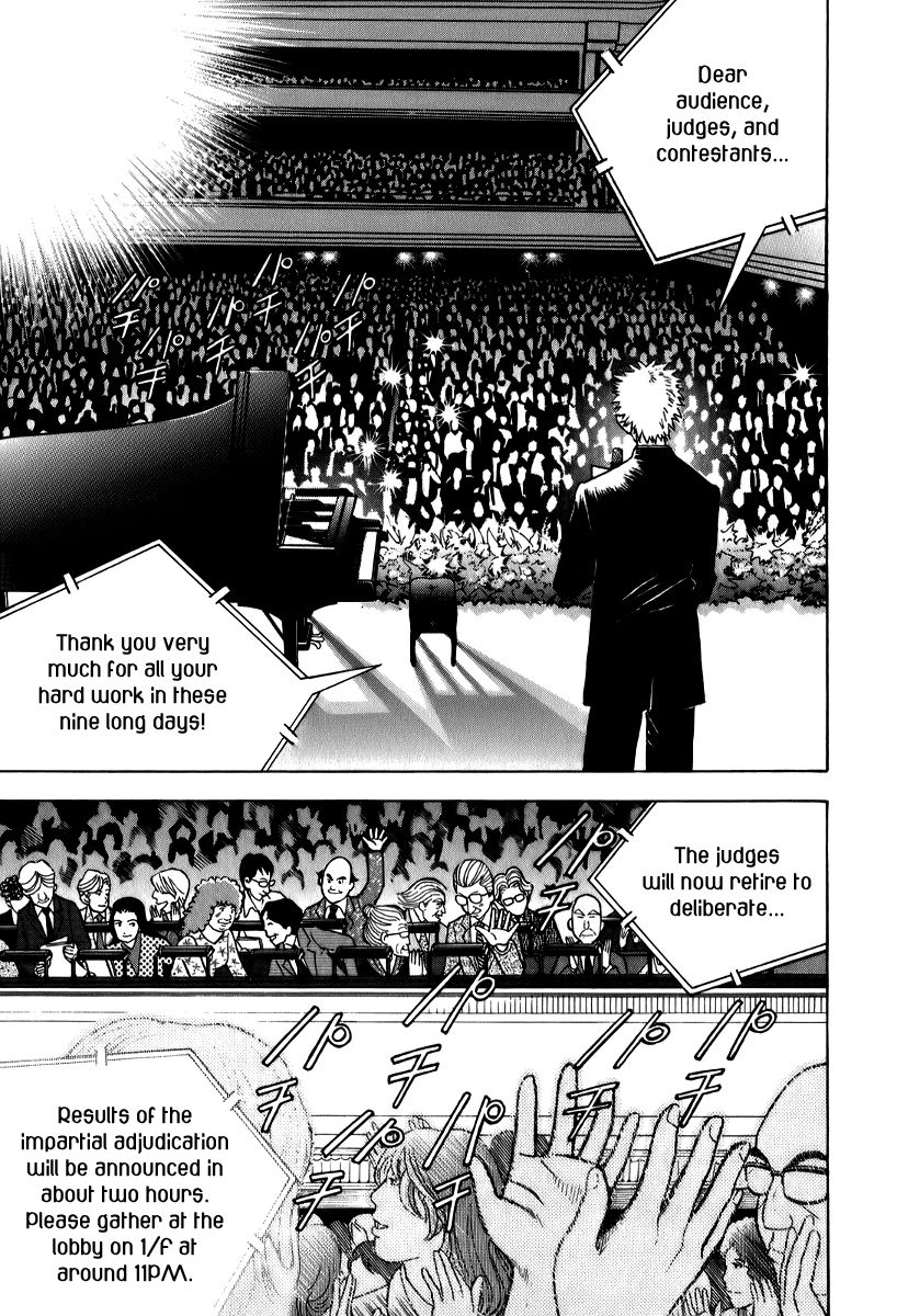 Piano no Mori Chapter 144 page 27 - Chapter 144 : The End of the First Round