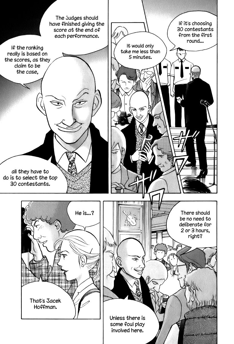Piano no Mori Chapter 145 page 15 - Chapter 145 : The results still aren't ready?(fixed)