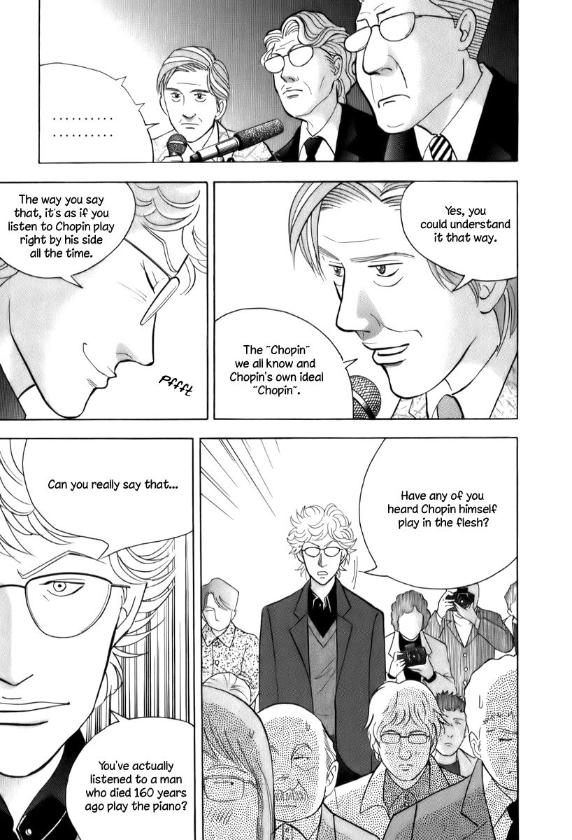 Piano no Mori Chapter 148 page 15 - Chapter 148 : Chopin's Will