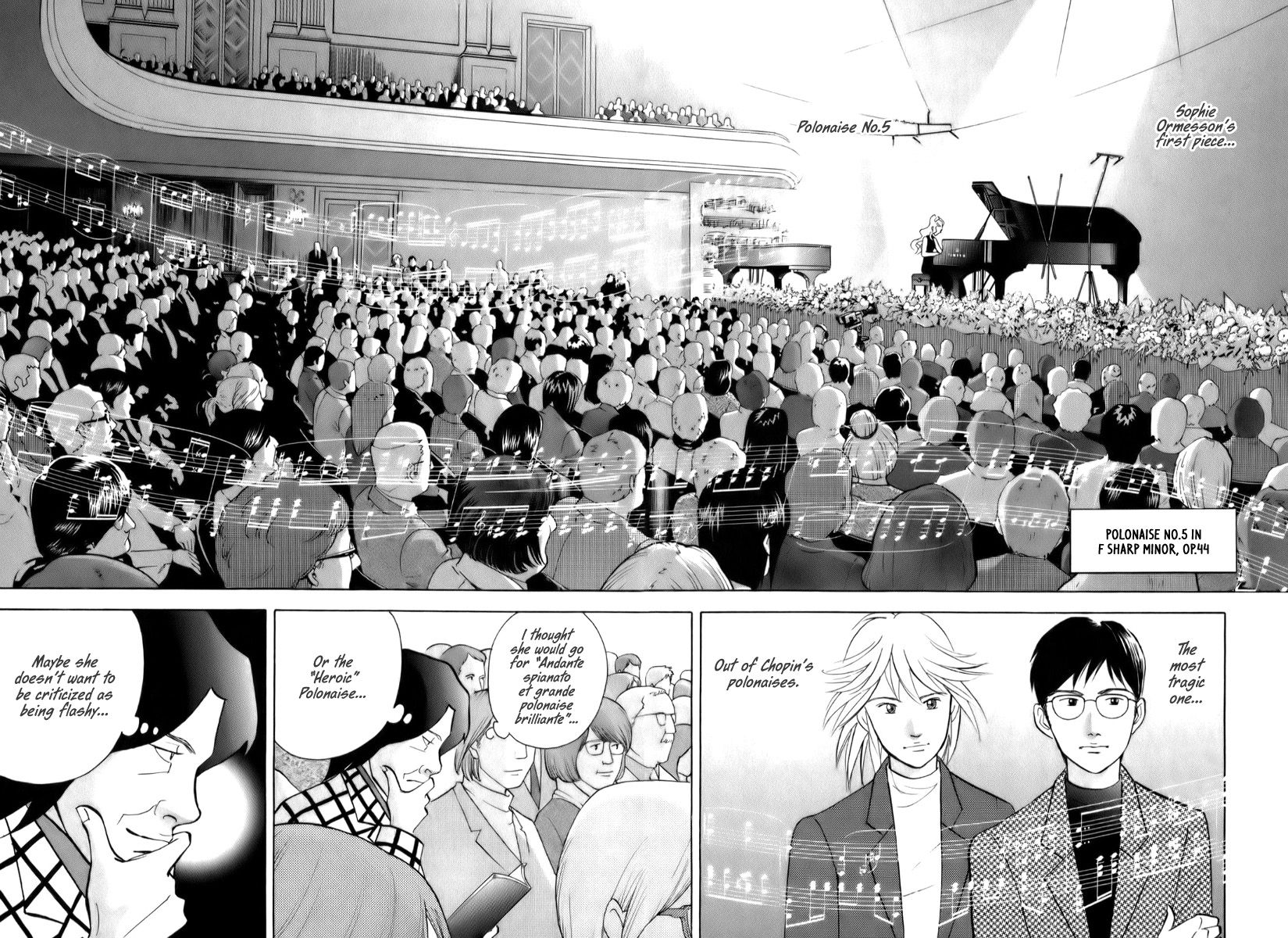 Piano no Mori Chapter 153 page 3 - Chapter 153 : An Extravagant Performance