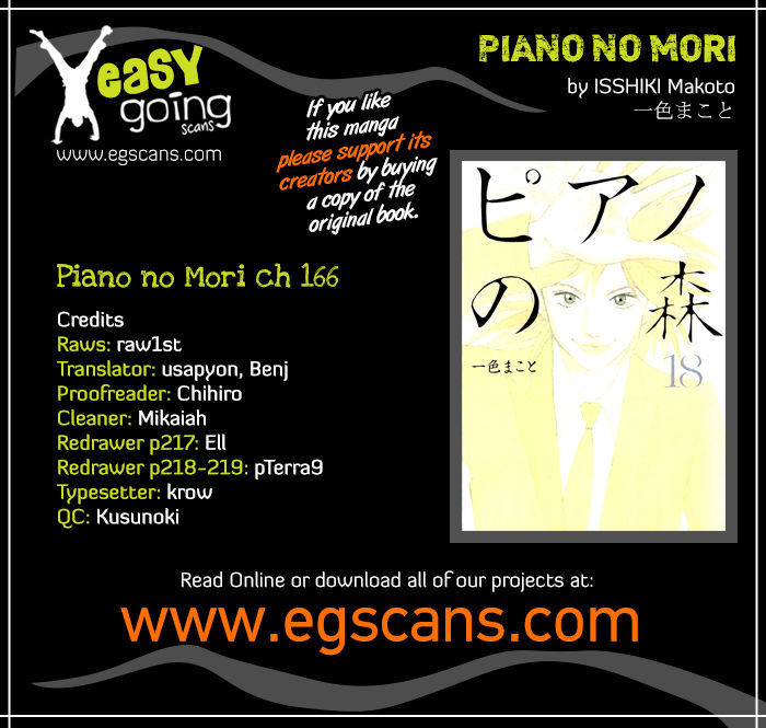 Piano no Mori Chapter 166 page 1 - Chapter 166 : Poland's Chopin!