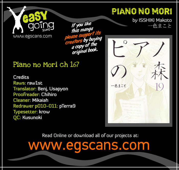 Piano no Mori Chapter 167 page 2 - Chapter 167 : The Birth of the Certain Champion