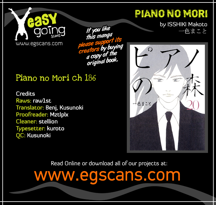 Piano no Mori Chapter 186 page 1 - Chapter 186 : What It Takes To Be A Finalist