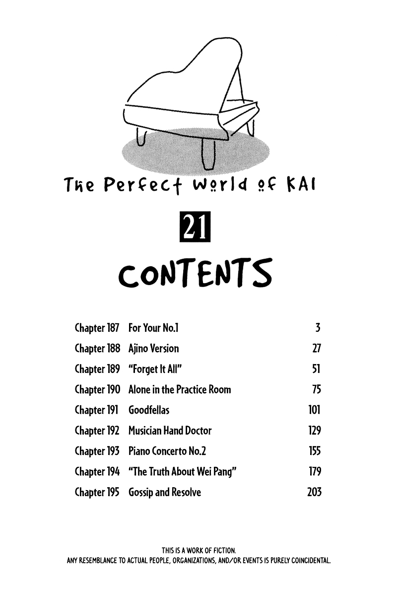 Piano no Mori Chapter 187 page 6 - Chapter 187 : For Your No.1