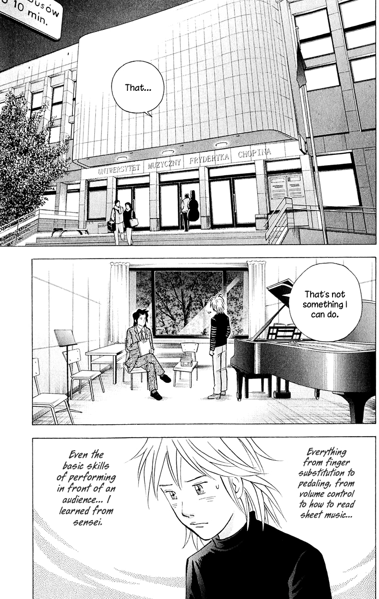 Piano no Mori Chapter 189 page 12 - Chapter 189 : "Forget It All"