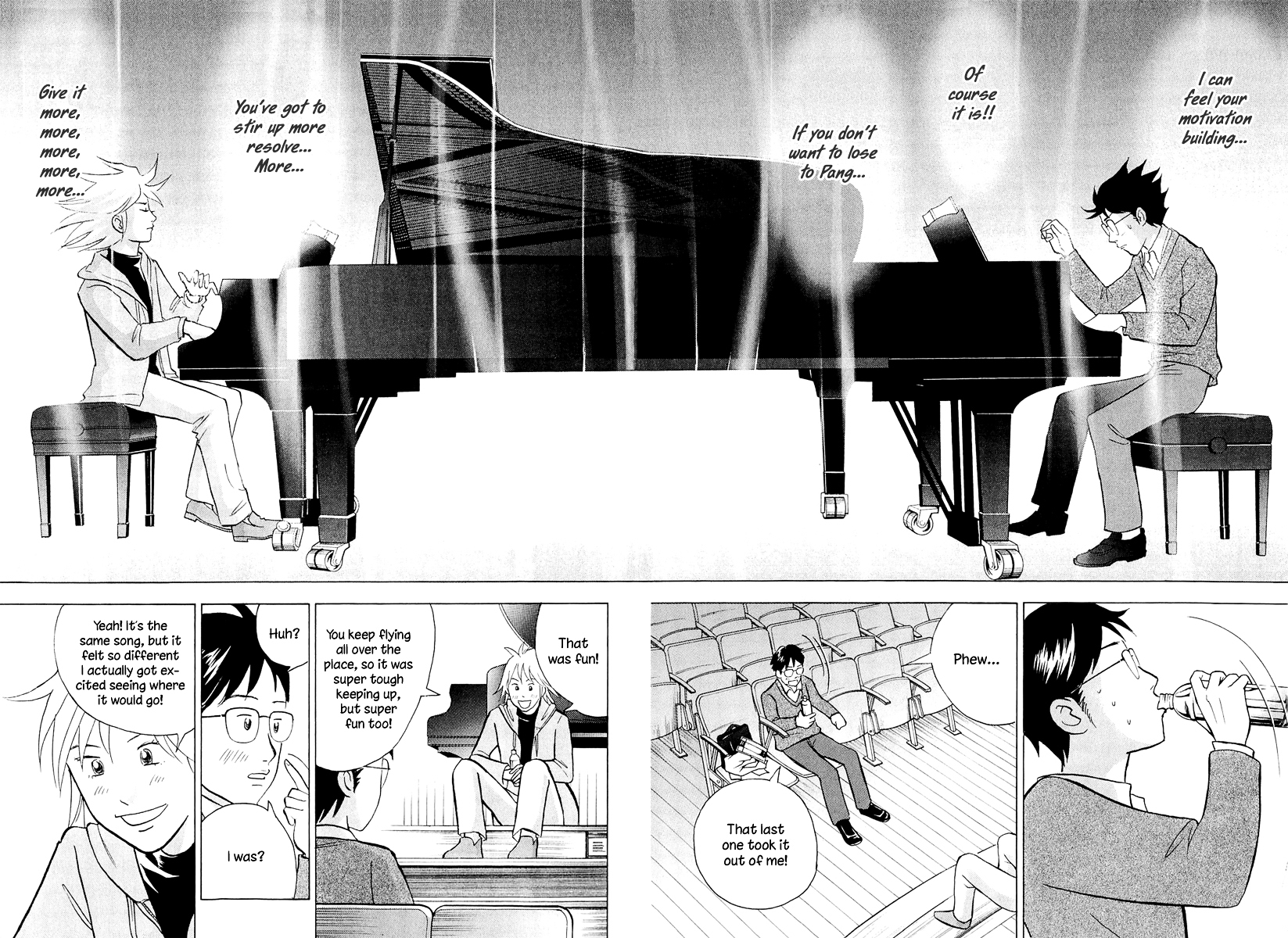 Piano no Mori Chapter 195 page 17 - Chapter 195 : Gossip and Resolve