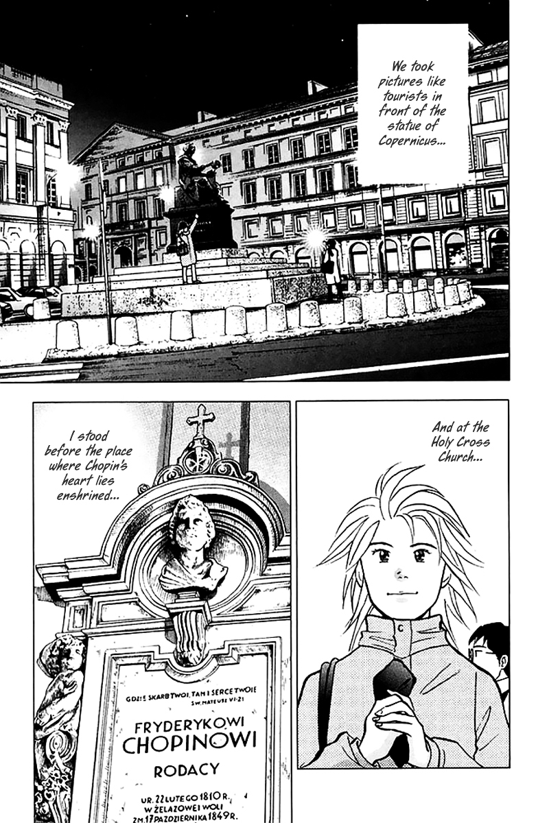 Piano no Mori Chapter 200 page 12 - Chapter 200 : Midnight Stroll in Warsaw