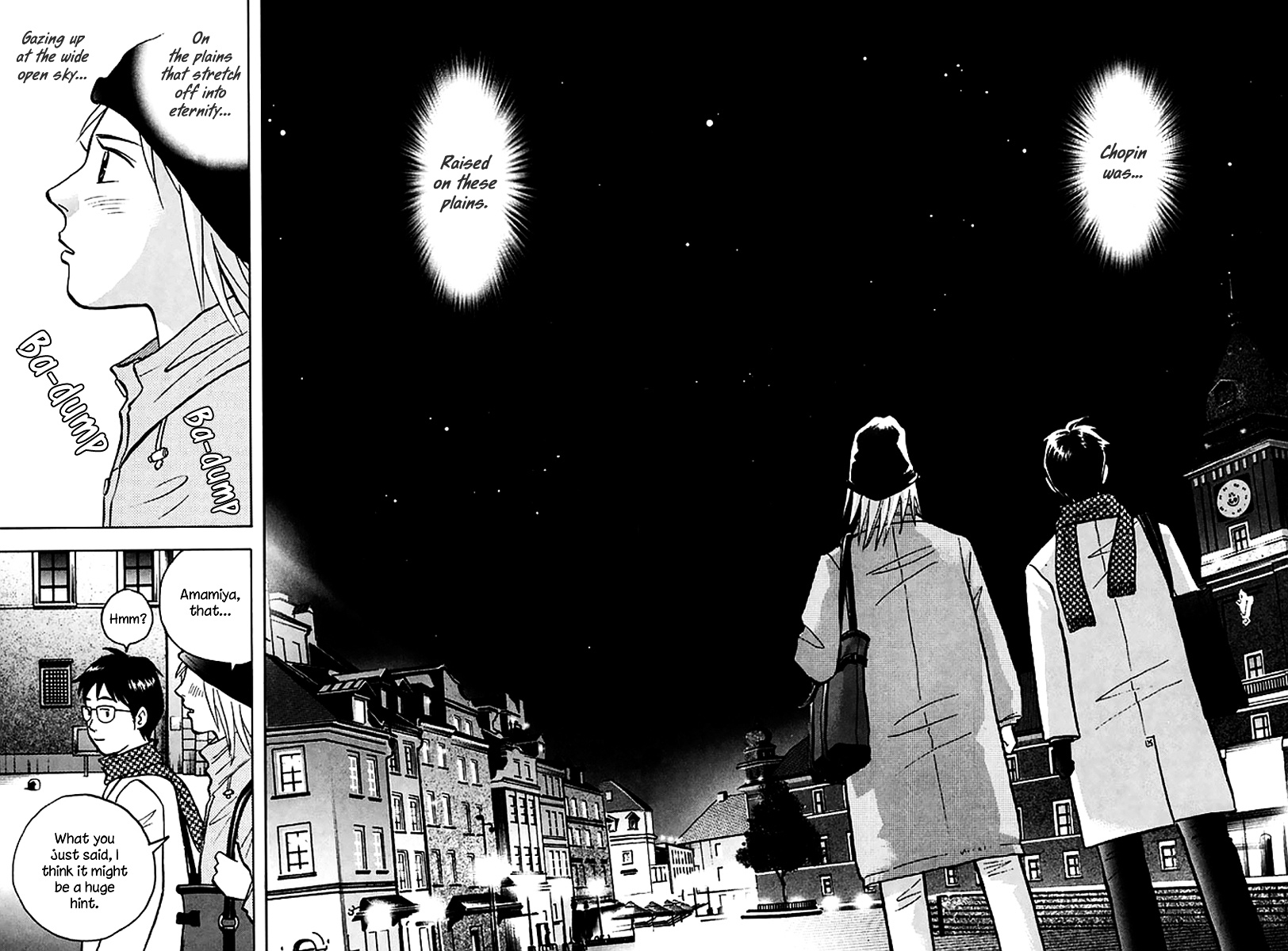 Piano no Mori Chapter 200 page 16 - Chapter 200 : Midnight Stroll in Warsaw