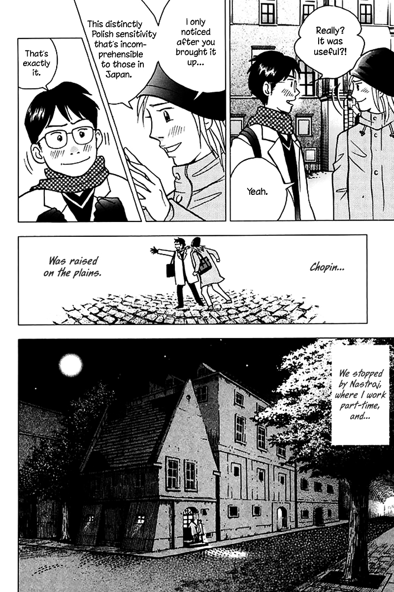 Piano no Mori Chapter 200 page 17 - Chapter 200 : Midnight Stroll in Warsaw