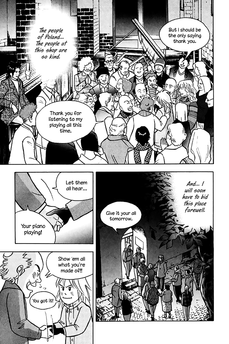 Piano no Mori Chapter 200 page 20 - Chapter 200 : Midnight Stroll in Warsaw