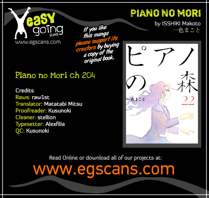 Piano no Mori Chapter 204 page 1 - Chapter 204 : The "Truth" About Wei Pang