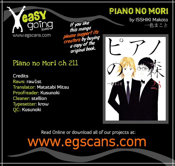 Piano no Mori Chapter 211 page 1 - Chapter 211 : Promise